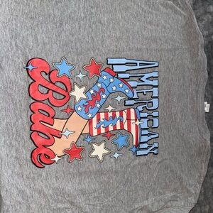 Gildan Gray American Babe Tee